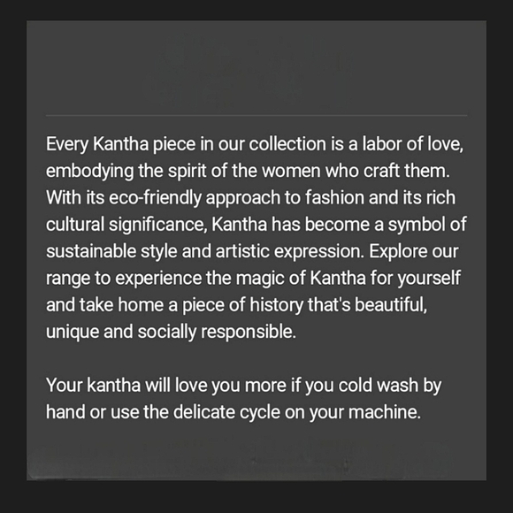 [Kantha] Quilted Reversabile Red Floral Patchwork Top Free Size - Picture 5 of 5